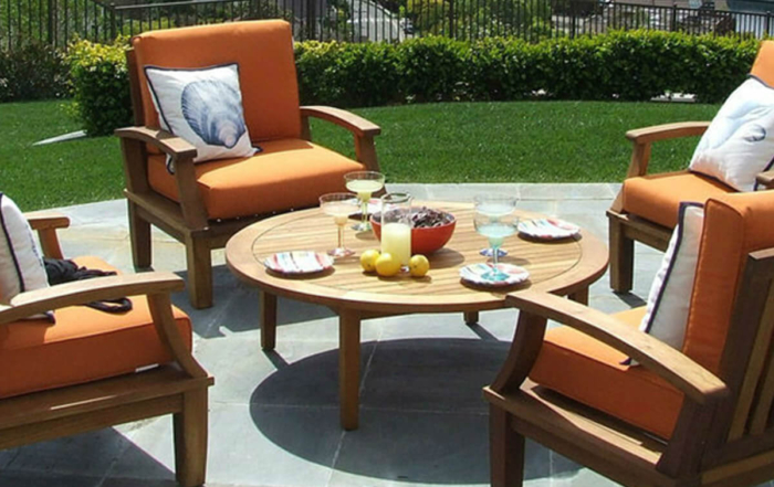 modern outdoor furnishings