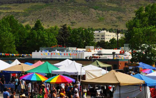 an overview of the local farmer's market