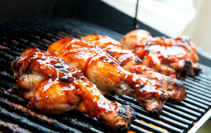 perfectly grilled pineapple habenaro chicken