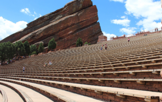 a picture of Red Rocks amphitheater