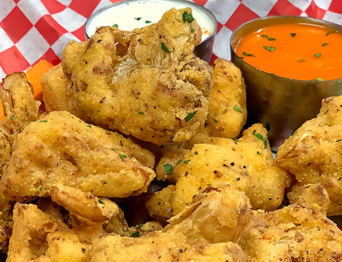 Crispy Cauliflower “Wings” from Woody’s Wood Fired Pizza