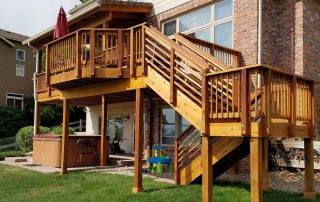 long stairs deck
