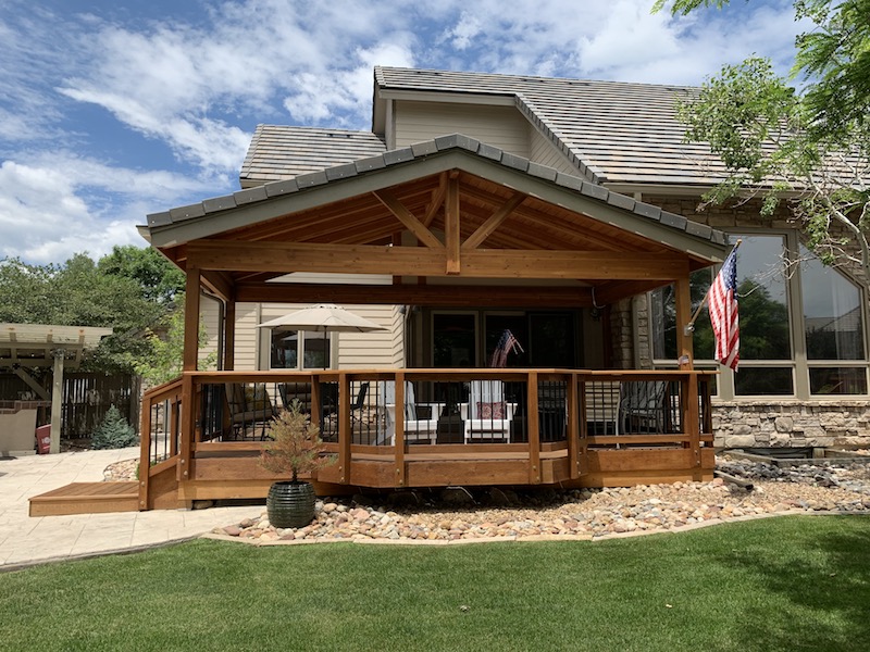 Outdoor Decks With Roofs