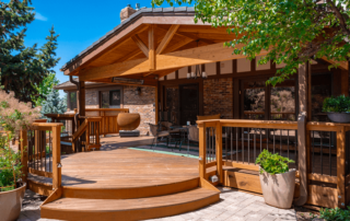 ground deck and roof cover