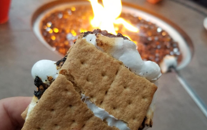 smore's over a fire