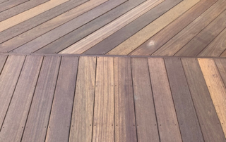 beautiful pattern of wood decking