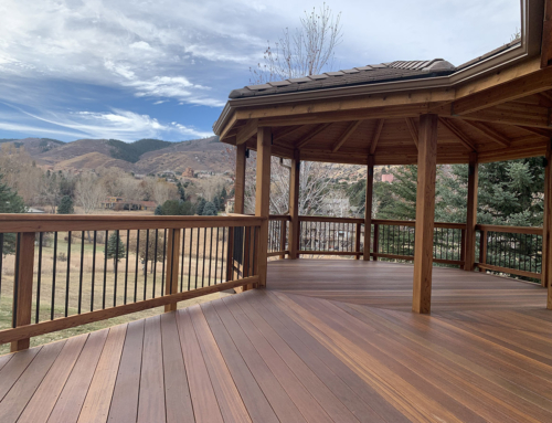 Mahogany Upper Deck & Gazebo in Morrison, Colorado