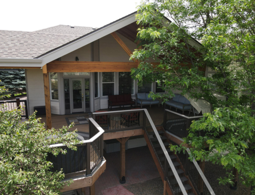 Second-Story Composite Deck & Roof in Brighton, Colorado