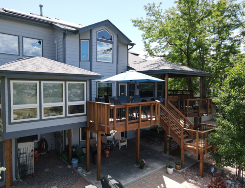 Second-Story Wood Deck & Sunroom in Highlands Ranch, Colorado